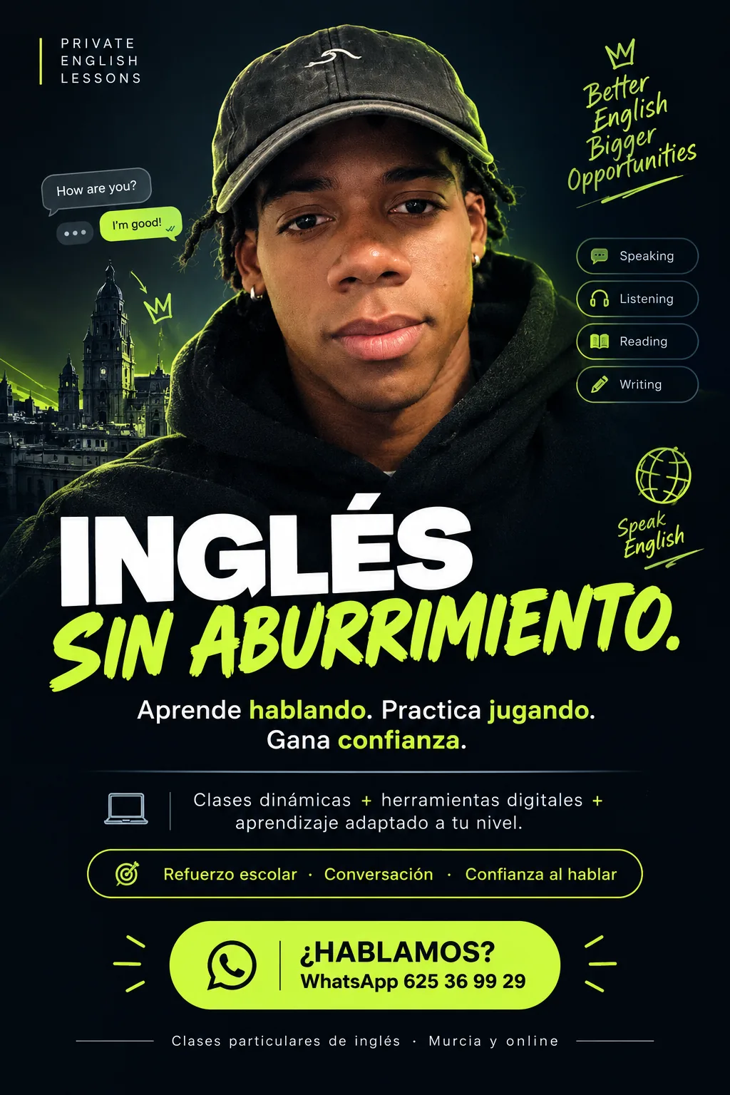 Inglés sin aburrimiento — clases particulares